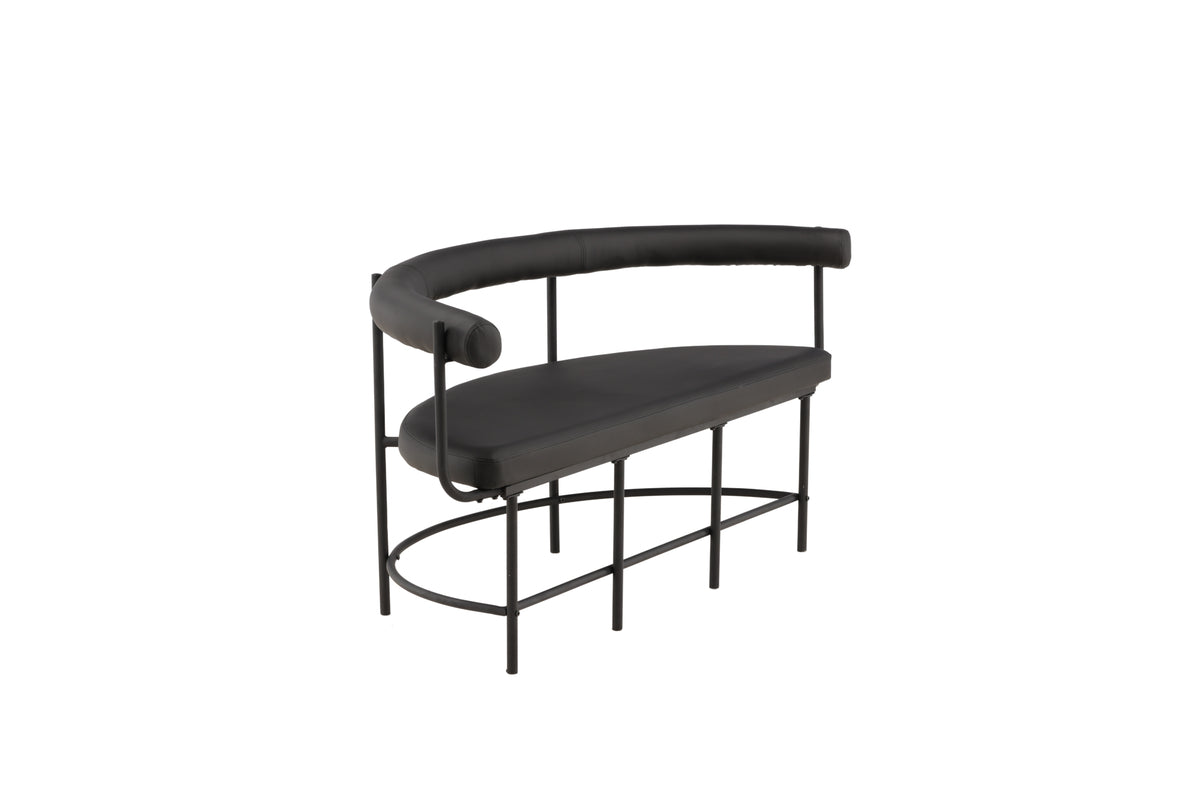 Bænk Sofa 51 x 75 x 165 Sort