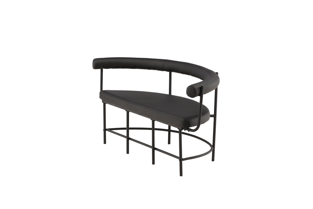 Bænk Sofa 51 x 75 x 165 Sort