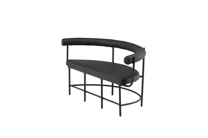 Bænk Sofa 51 x 75 x 165 Sort