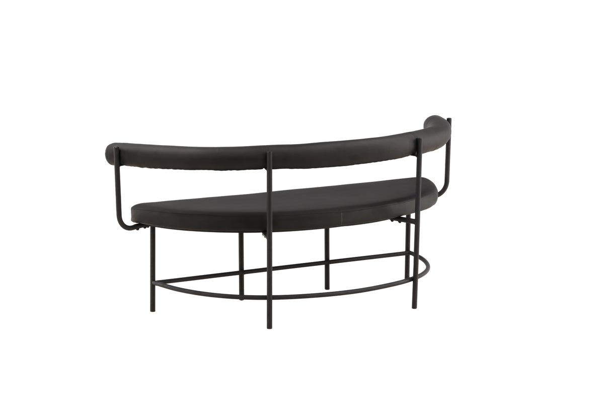 Bænk Sofa 51 x 75 x 165 Sort