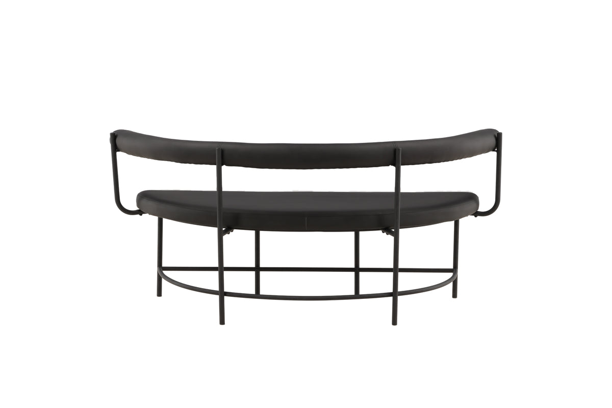 Bænk Sofa 51 x 75 x 165 Sort