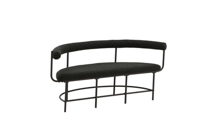Bænk Sofa 51 x 75 x 165 Sort