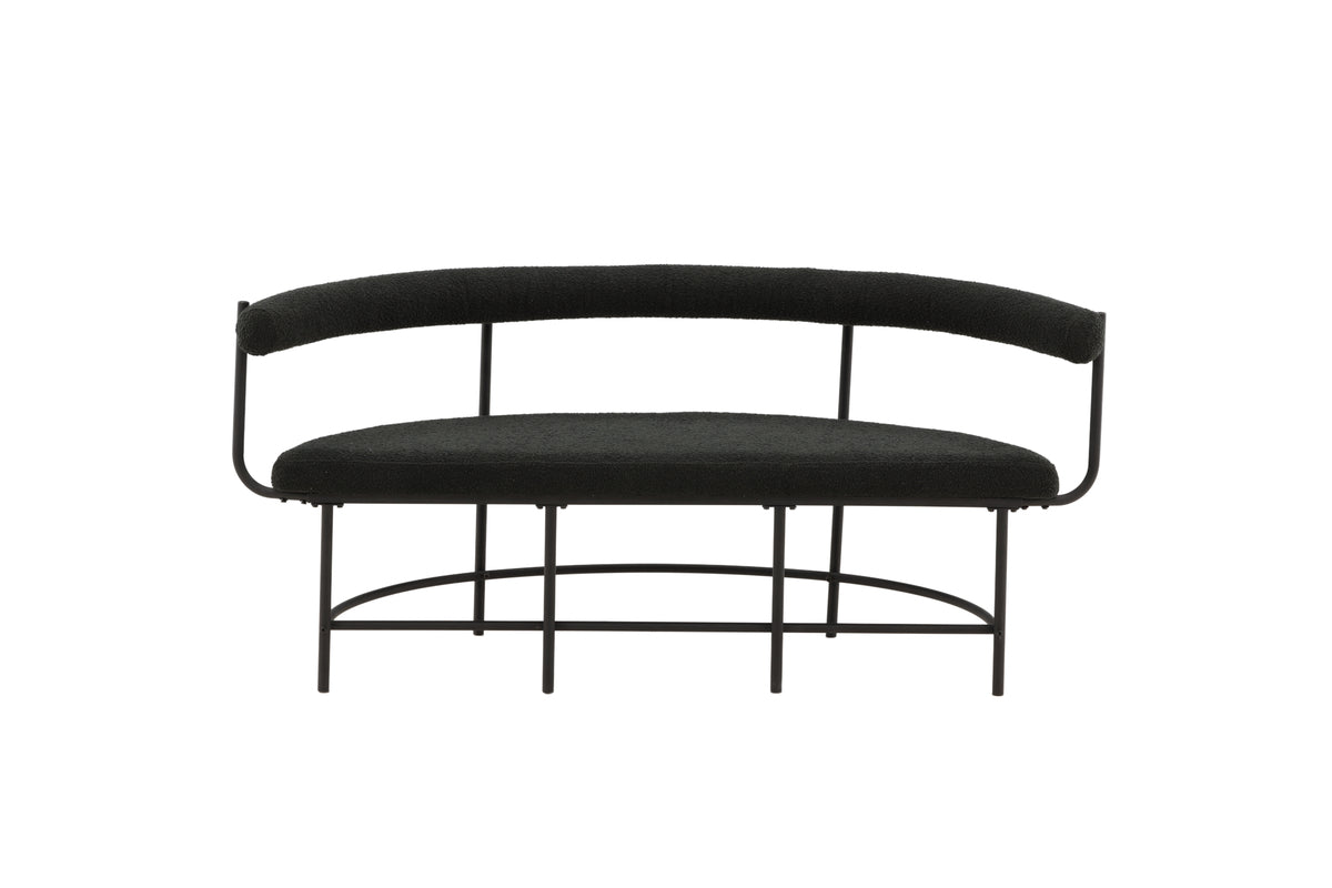 Bænk Sofa 51 x 75 x 165 Sort