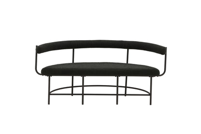 Bænk Sofa 51 x 75 x 165 Sort