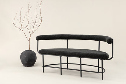 Bænk Sofa 51 x 75 x 165 Sort