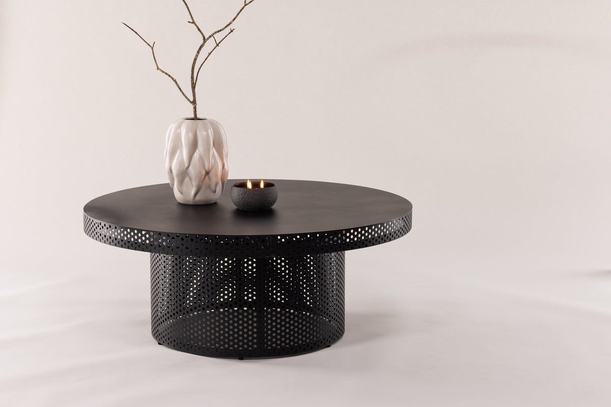 West End x Josefin Lustig Sofabord ⌀100 Sort