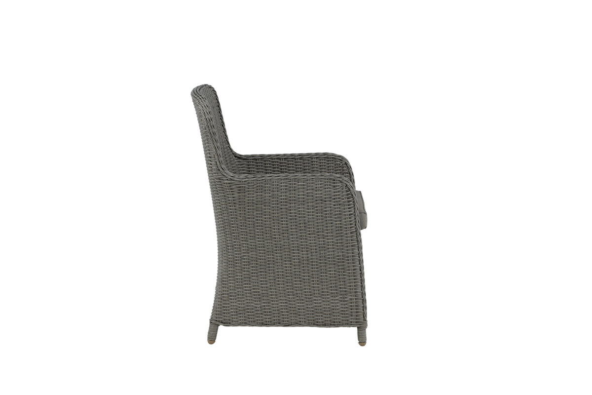 Spisebordsstol 2-pak Grå