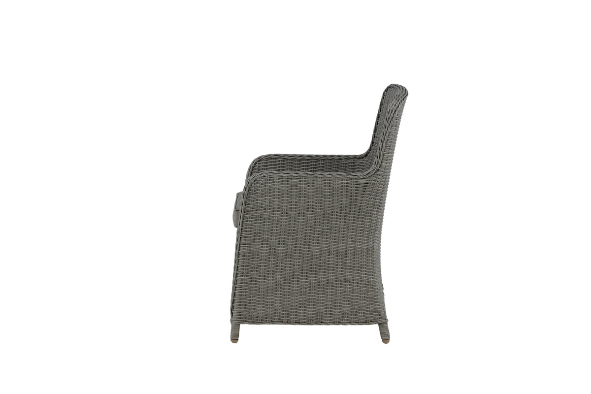 Spisebordsstol 2-pak Grå