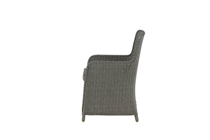 Spisebordsstol 2-pak Grå