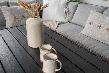 Hjørnesofa sæt Sort Sort