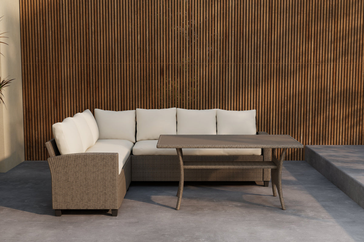 Hjørnesofa sæt Beige Beige