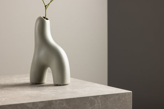 Aya Vaser 5 x 16 x 10 Lysgrå