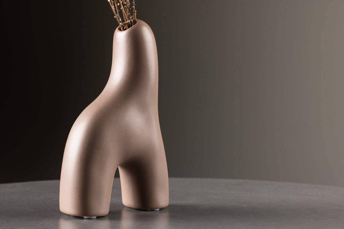 Aya Vase 5 x 16 x 10 Brun