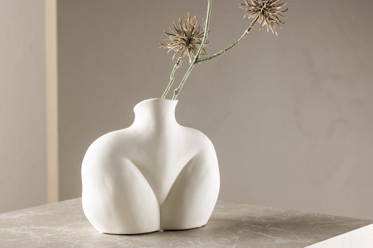 Vase 5 Offwhite