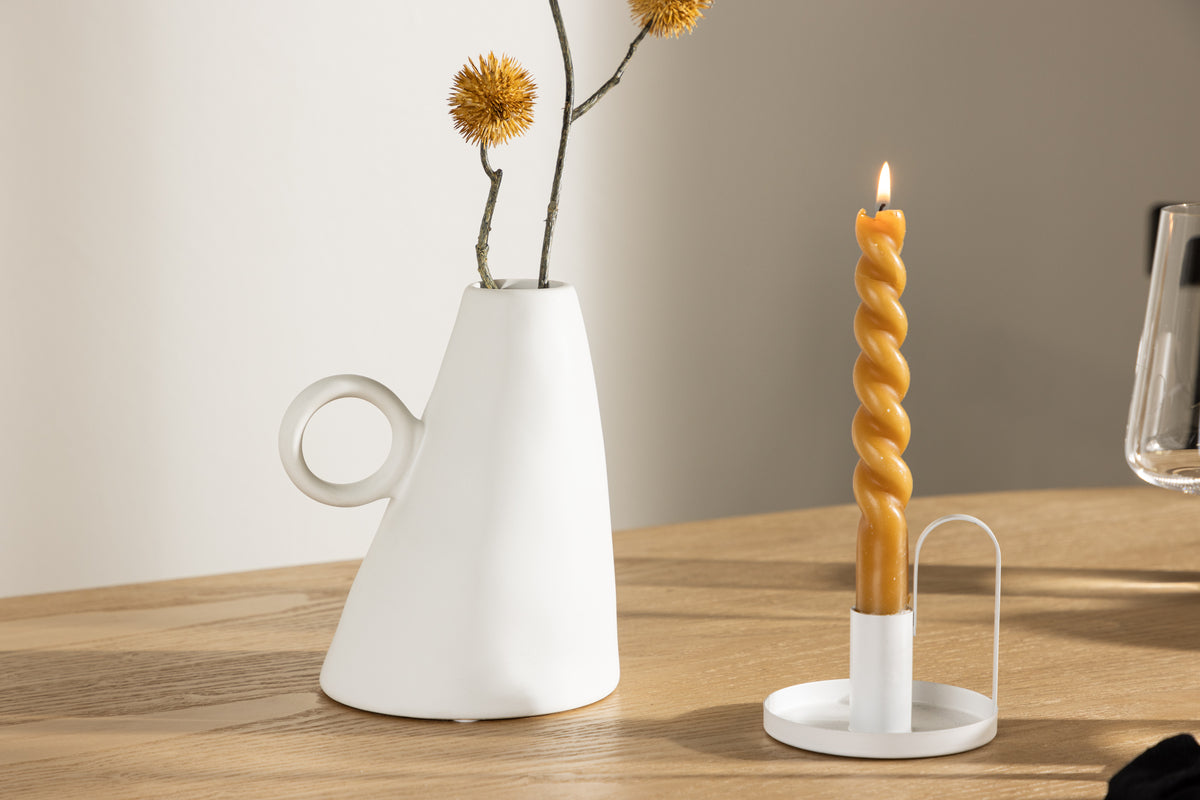 Ovy Vase 17 x 14 x 13 Hvid