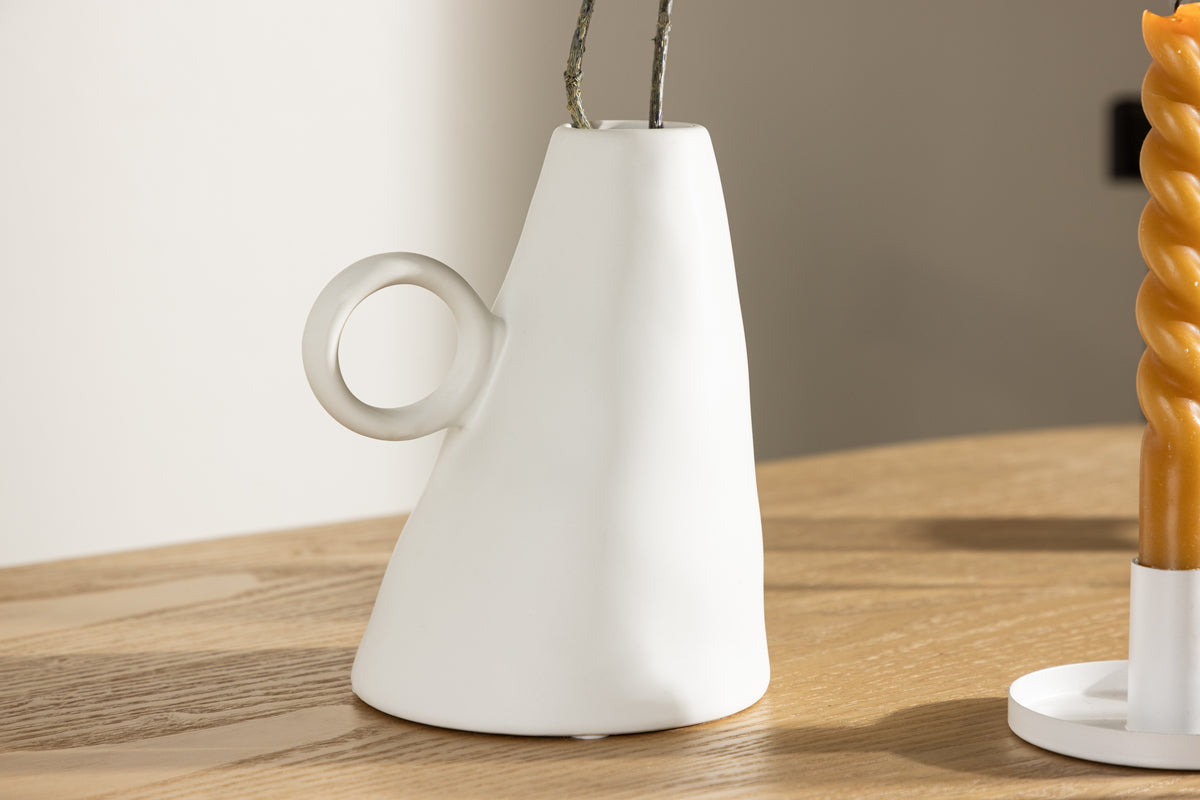 Ovy Vase 17 x 14 x 13 Hvid