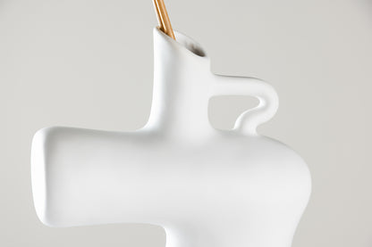 Dity Vase 19 x 18 x 7 Hvid