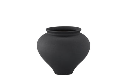 Rellis Vase ø18 Sort