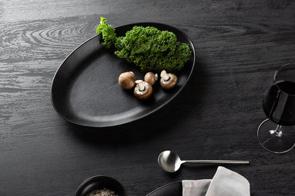 Wabi Sabi Tallerken 21 x 31 2-pak Sort