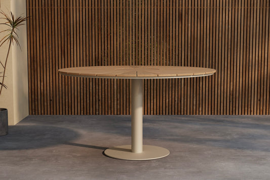 Rundt spisebord ø120 Beige