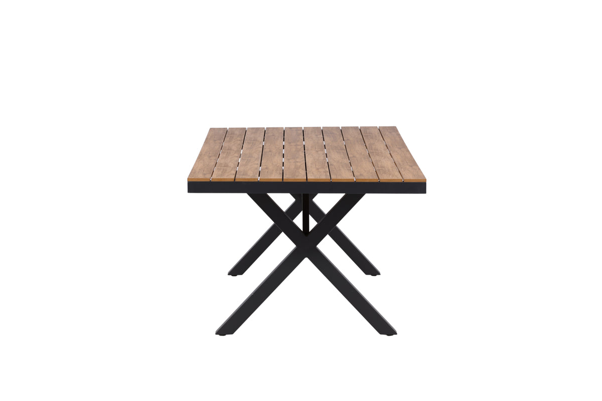 Garcia Rektangulært Spisebord 200 x 100 Sort