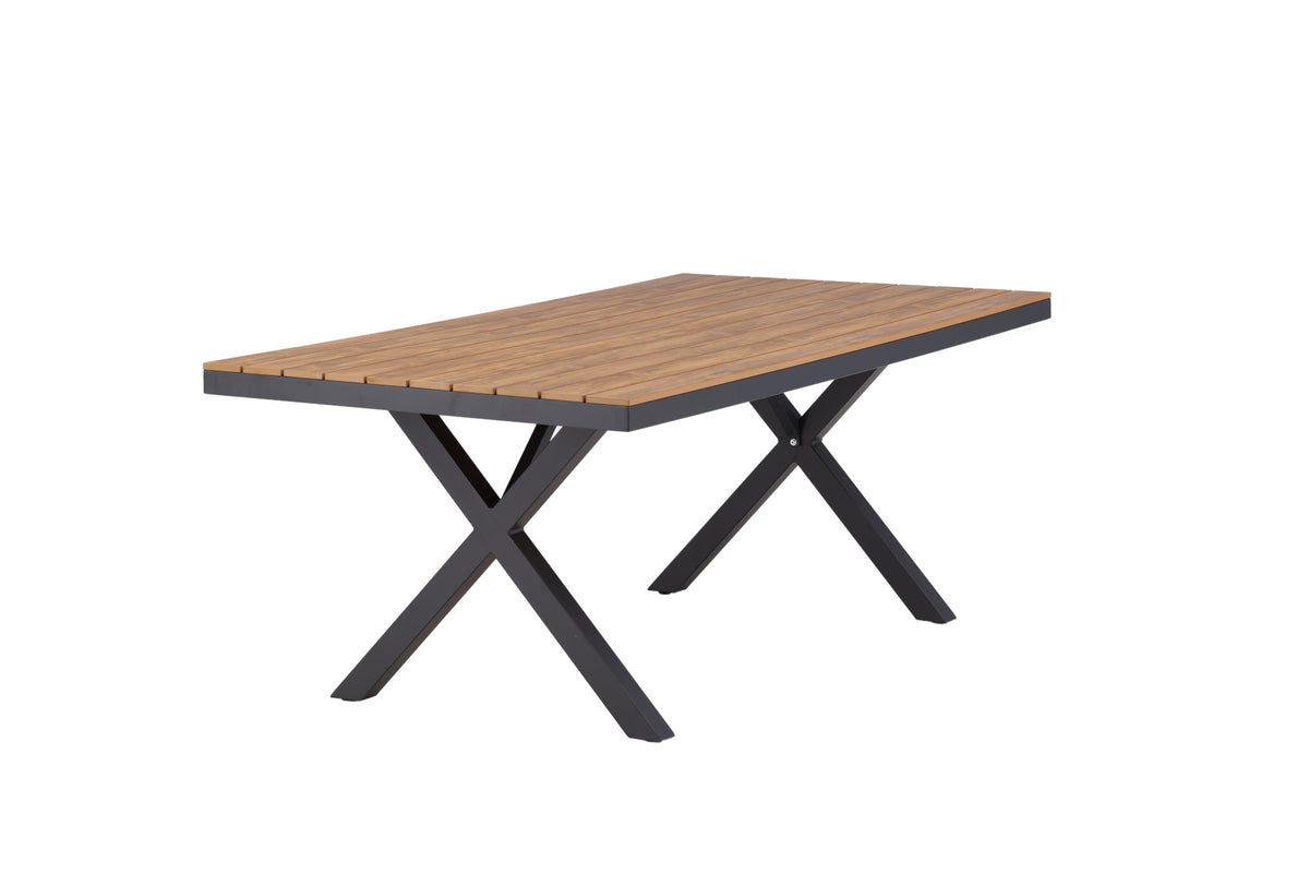 Garcia Rektangulært Spisebord 200 x 100 Sort