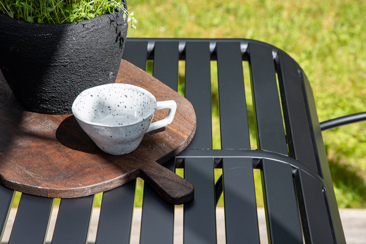 Borneo Cafebord 70 x 70 Sort