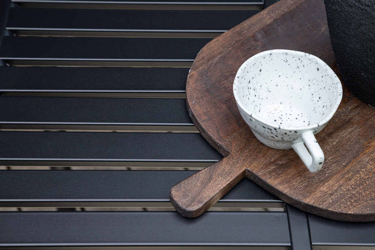 Borneo Cafebord 70 x 70 Sort