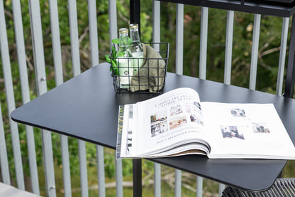 Borneo Cafébord 77 x 57 Sort