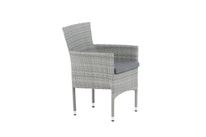 Spisebordsstol 2-pak Grå