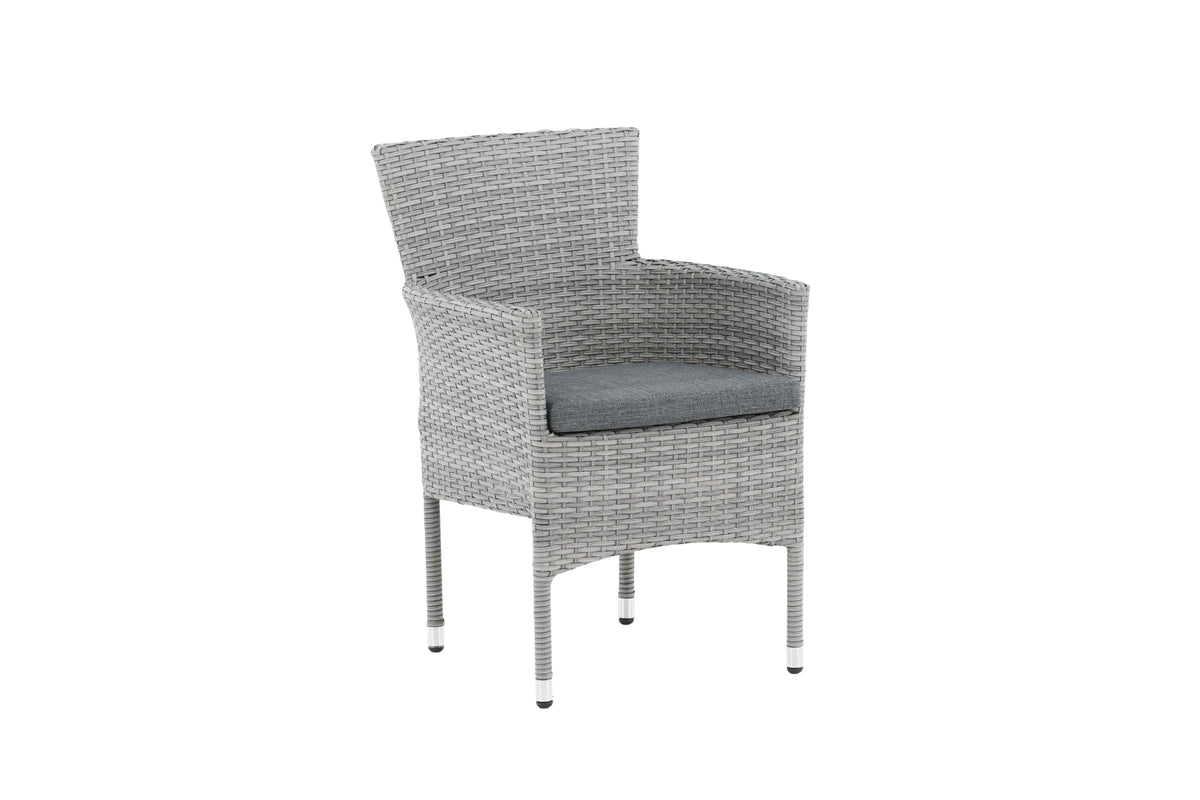 Spisebordsstol 2-pak Grå