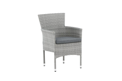 Spisebordsstol 2-pak Grå