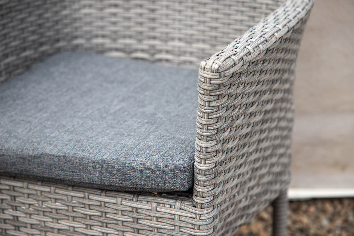 Spisebordsstol 2-pak Grå