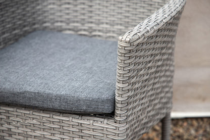 Spisebordsstol 2-pak Grå