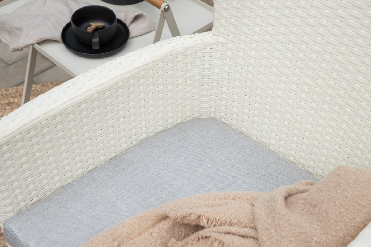 Malina Spisebordsstole 2-pak Hvid