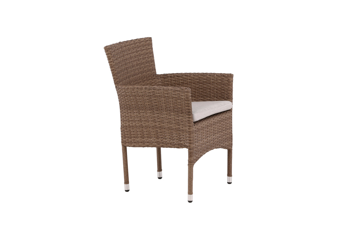 Spisebordsstol 2-pak Natur