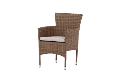 Spisebordsstol 2-pak Natur