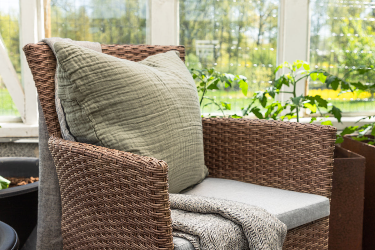 Spisebordsstol 2-pak Natur