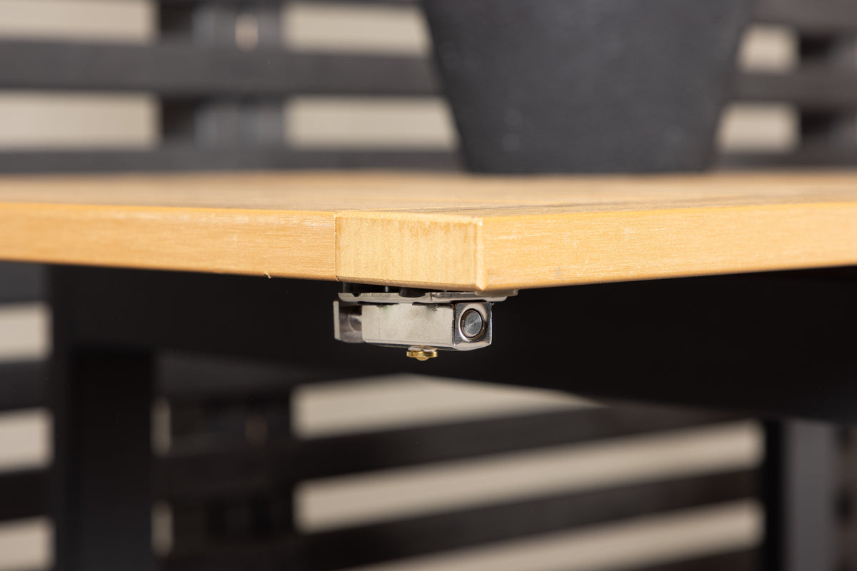 Diego Cafébord 70 x 70 Sort