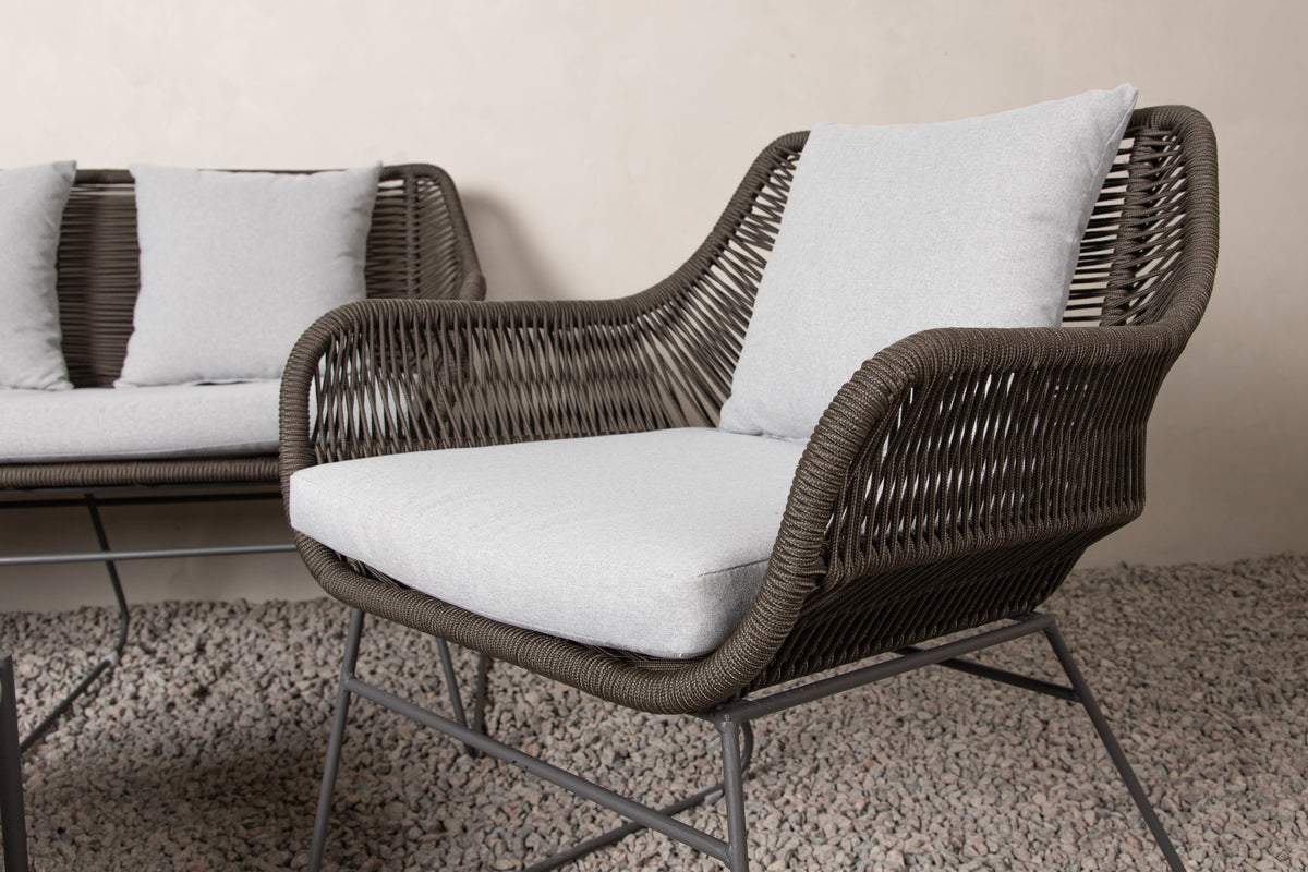 Sofagruppe Mørkegrå Brun