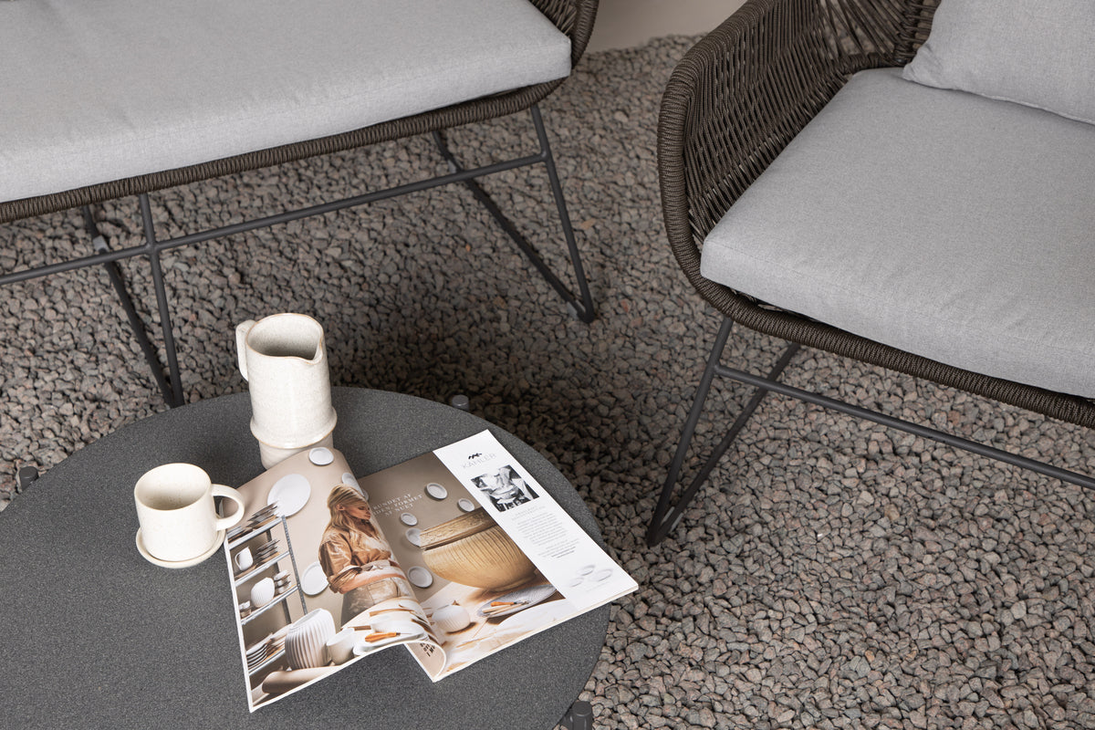 Sofagruppe Mørkegrå Brun