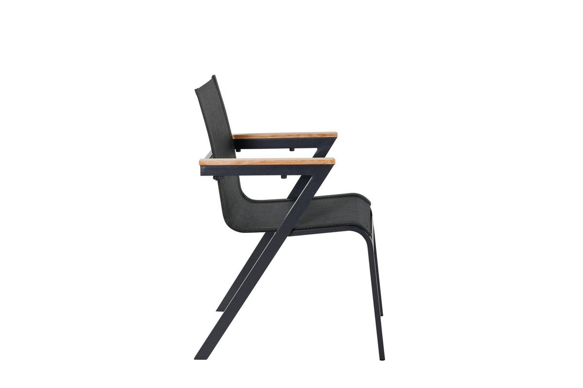 Mexico Spisebordsstole 6-pak Sort