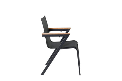 Mexico Spisebordsstole 6-pak Sort