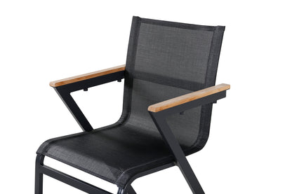 Mexico Spisebordsstole 6-pak Sort