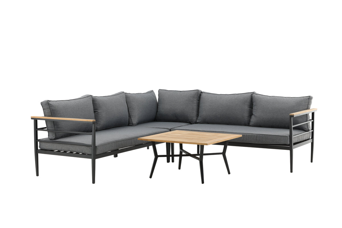 Hjørnesofa sæt Nature Sort