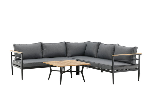 Hjørnesofa sæt Nature Sort