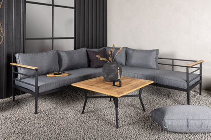 Hjørnesofa sæt Nature Sort