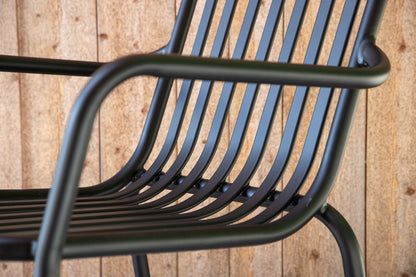 Spisebordsstol 2-pak Sort