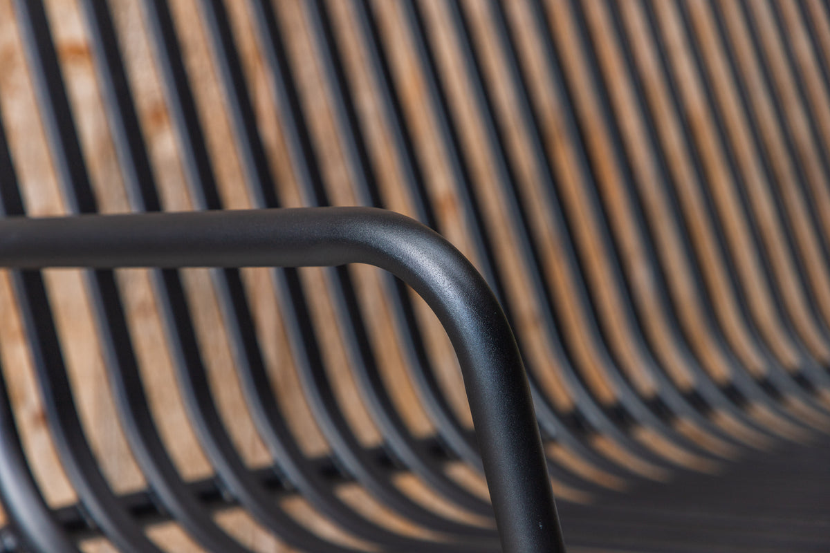 Bænkesofa 64 x 85 x 130 Sort