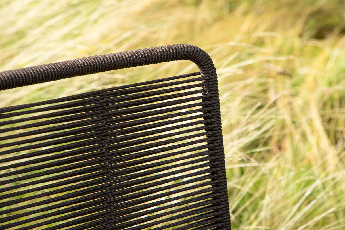 Spisebordsstol 2-pak Brun/Sort